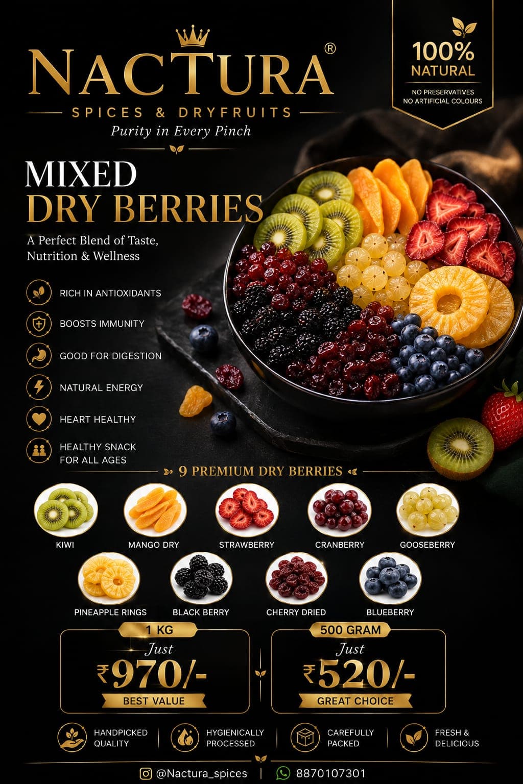 Premium Dry Berries Mixed